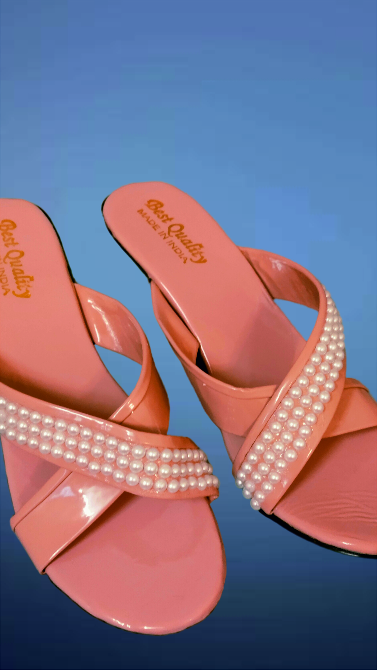 “Side Strip || Pearl Attached || Sandal || For Fancy Look”
